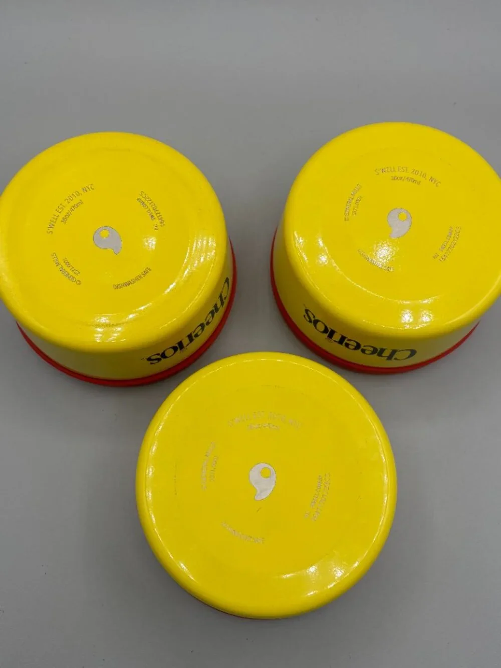 Cheerios x S'well Snack Bowls Set of 3 16oz Insulated Stainless Steel w/Lids